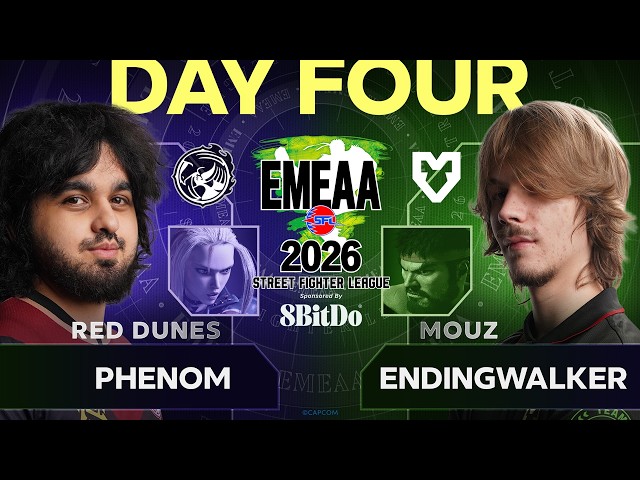 Phenom (Cammy) vs. EndingWalker (Ryu) - Red Dunes vs. Mouz - Day 4 - SFL EMEAA 2026