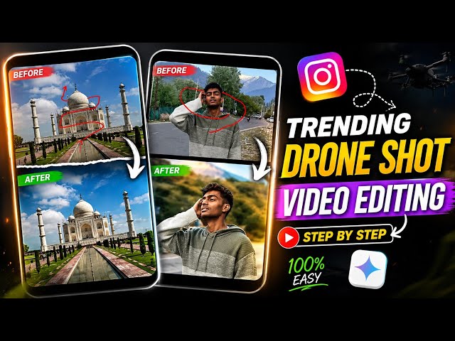 How to Create AI Drone Shot Videos | Viral AI Drone Video Editing Tutorial 2026