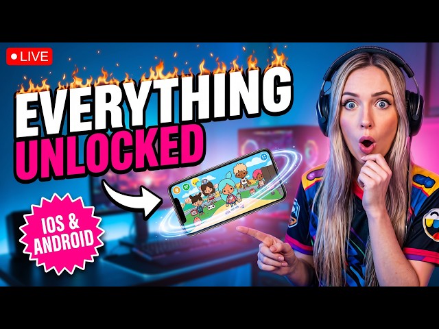 Toca Boca Hack/Mod - How To Get EVERYTHING Free in Toca Boca Worlds, Scenes, Packs iOS & Android