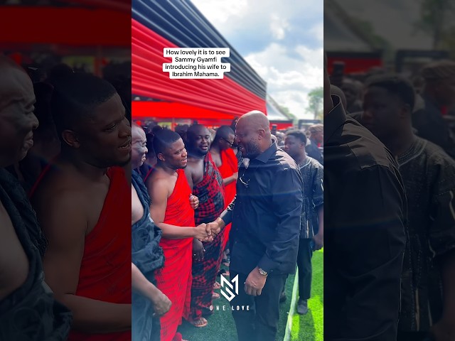 Ibrahim Mahama joined Sammy Gyamfi to mourn his late father-in-law 💔🥲