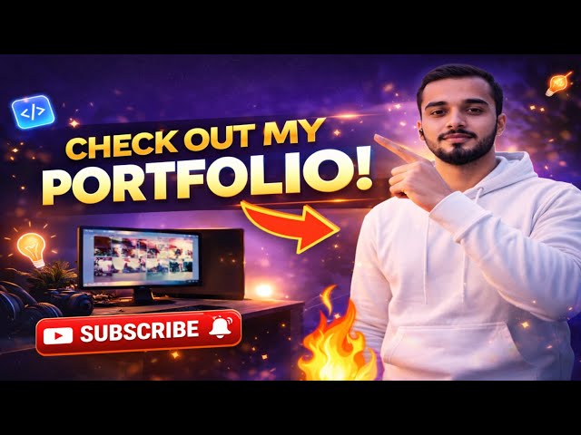 Build a Stunning Portfolio Website | HTML CSS JavaScript | Coding Riders.  