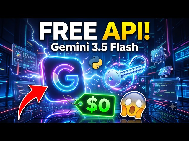 Google Gemini 3.5 Flash API FREE 🔥 | Build AI Apps Without Paying!