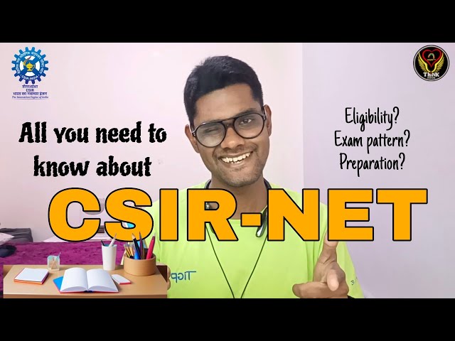 Why CSIR-NET? | Details | Eligibility | Exam pattern | Stipend | JRF,Lecturer | Tamil |ThiNK Biology