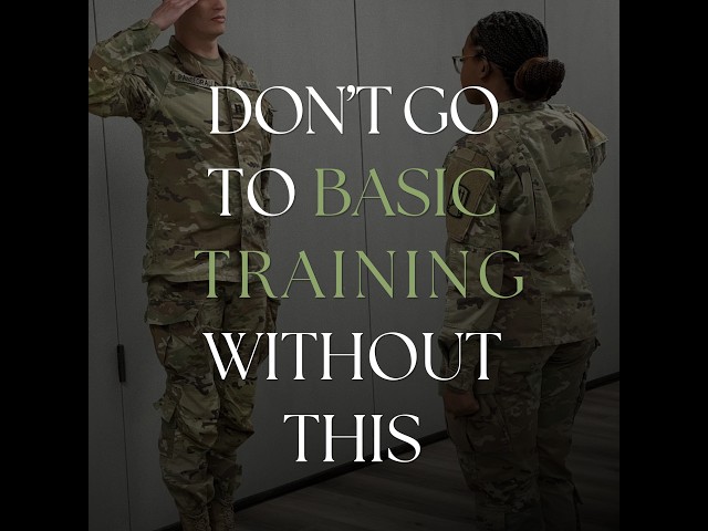THIS is what you need before Basic Training