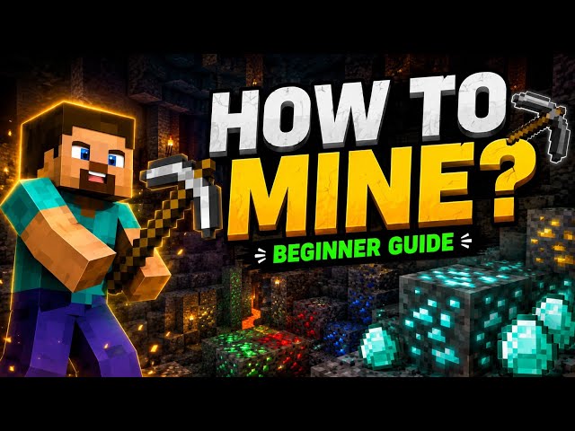 Minecraft Mining Tutorial ⛏️ | How to Mine in Minecraft | Beginner Guide #minecraft 