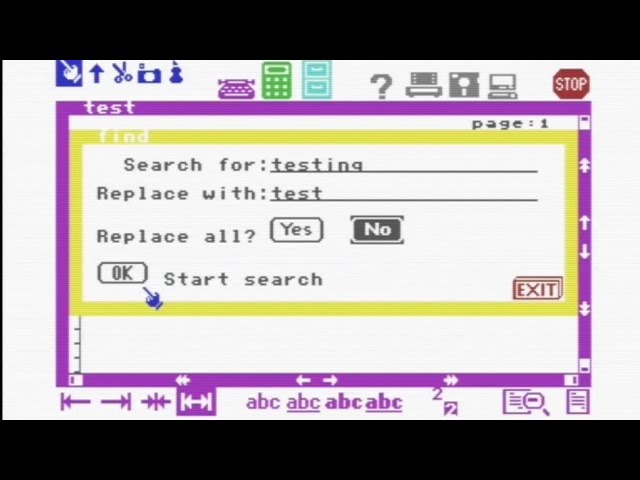 Search & Replace Text In Jane Office Suite - C128