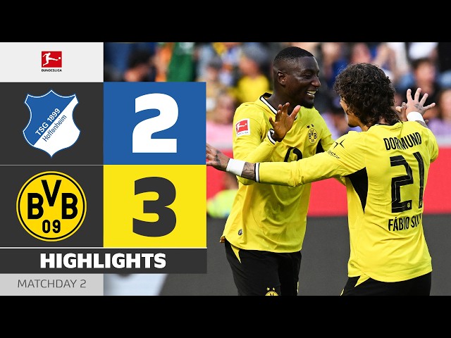 Comeback Complete! | HOFFENHEIM - BORUSSIA DORTMUND | Highlights | Matchday 2 – Bundesliga 2026/27