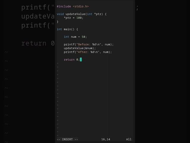 Passing Pointers to Functions in C