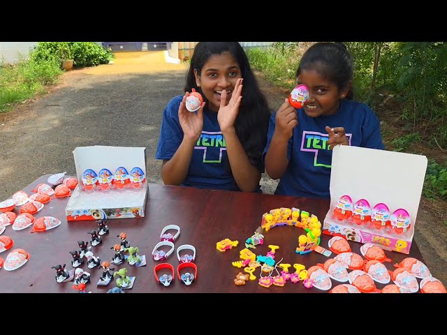 Boys Kinder joy VS Girls Kinder joy 🤩Diyaishwarya I UNBOXING I DIY 
