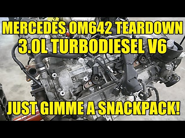 Mercedes OM642 3.0L TurboDiesel V6 Teardown. This is Exactly How NOT To Treat Your Car!