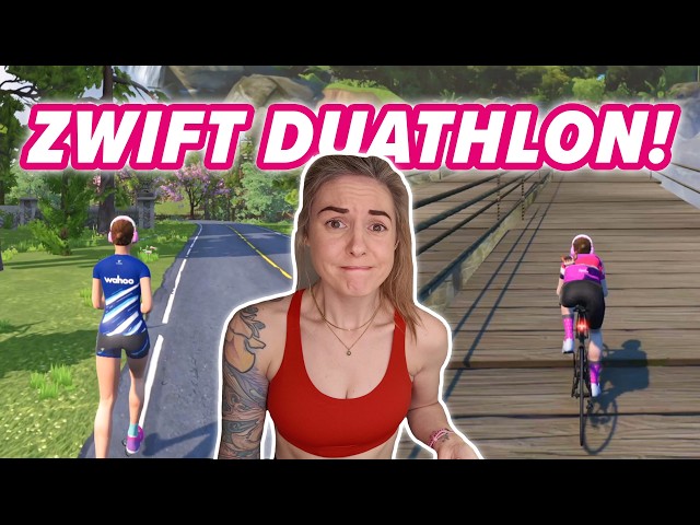 I FINALLY Attempted A Zwift Duathlon!