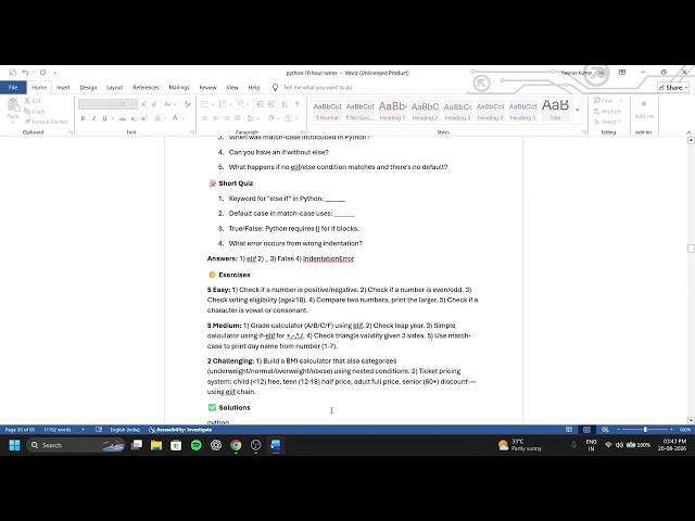 Python Crash Course||python course 5
