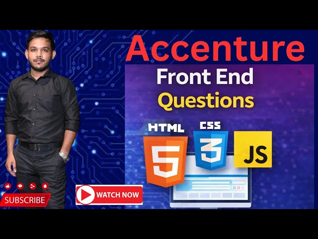 Accenture Front-End Questions #accenture
