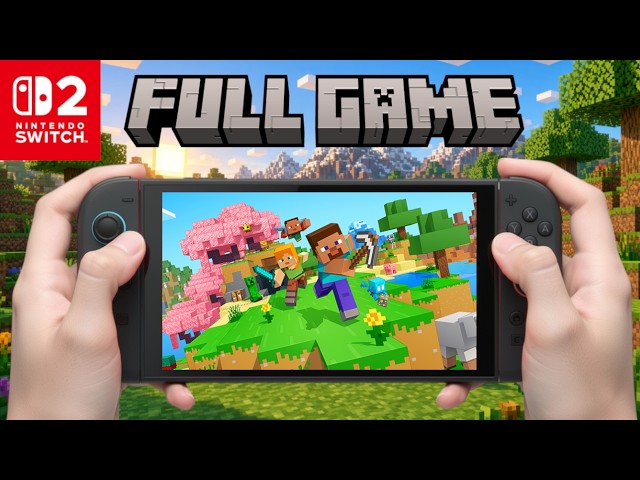 Minecraft Nintendo Switch 2 | FULL GAME Playthrough | No Commentary