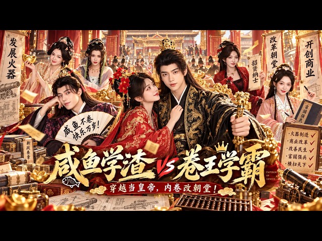 【2026爆款网剧】学霸穿越成古代皇帝，内卷开挂不走寻常路！发明火器改革朝堂，兄弟玩转现代商业，横扫整个古代！