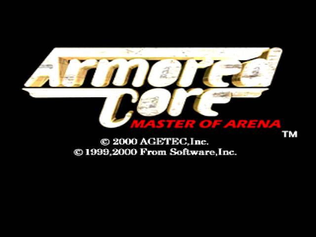 Armored Core: Master of Arena PSX Menu Music 10 min