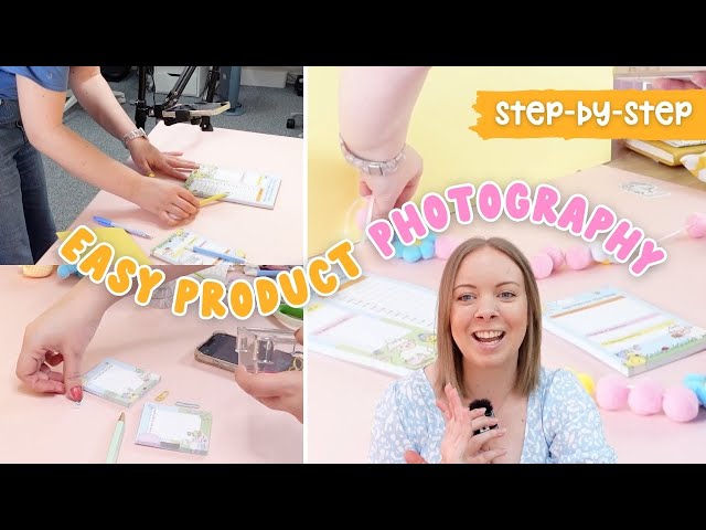 How to make your product photos look professional - tips for product photography & editing at home