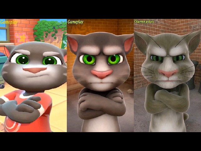 Talking Tom Cat 2010 vs 2016 vs 2026 Old Talking Tom Does New Tom Moves! Concept Gameplay