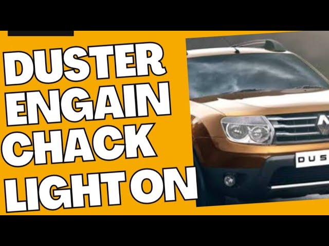 ENGINE CHECK LIGHT ON Renault DUSTER I AUTOMOTIVE SOLUTION I #automobile #renault #duster