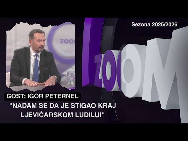 ZOOM 25.3.2026. - dr.sc. IGOR PETERNEL: "NADAM SE DA JE STIGAO KRAJ LJEVIČARSKOM LUDILU!"