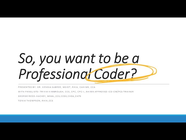 So, You want to be a Professional Coder? (Part 1) | The Qualified