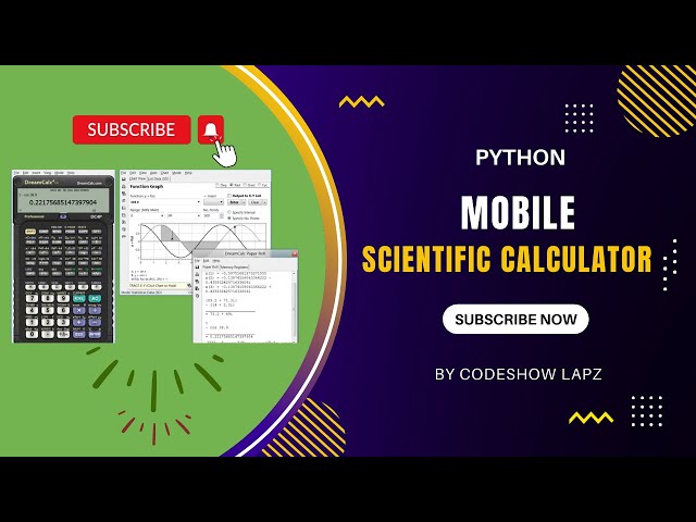 Scientific Calculator Mobile Application 💻🆗📲 | CodeShow LapZ | 2022 |