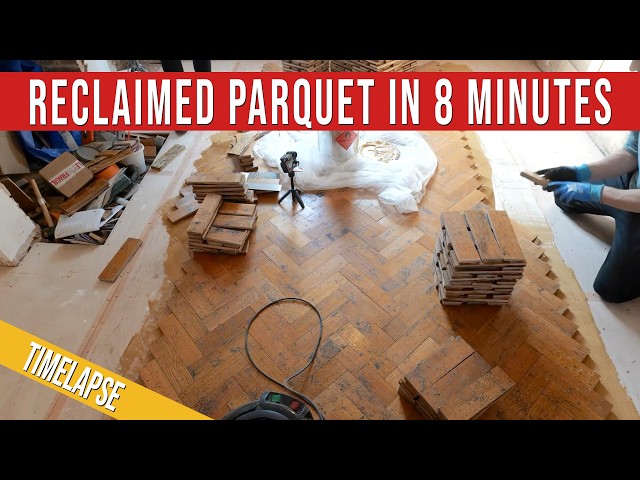 We Restored 600+ Blocks of Reclaimed Parquet (Full Timelapse)