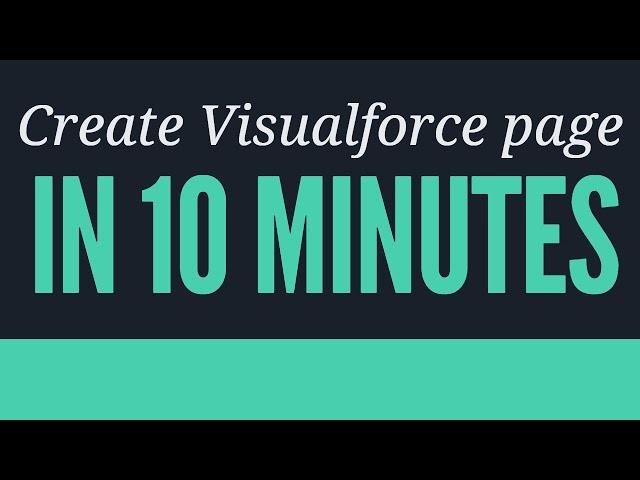 How to create a Data Entry form using VisualForce page in Salesforce | Trailhead | Tutorial
