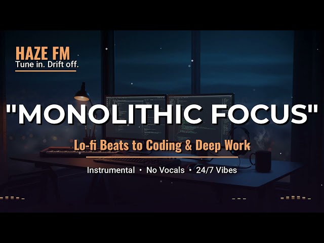 💻 Deep Coding Flow ~ Minimal Lo-Fi Beats for Programming & Extreme Focus 🌀 [Bpm 77 // Bb Minor]