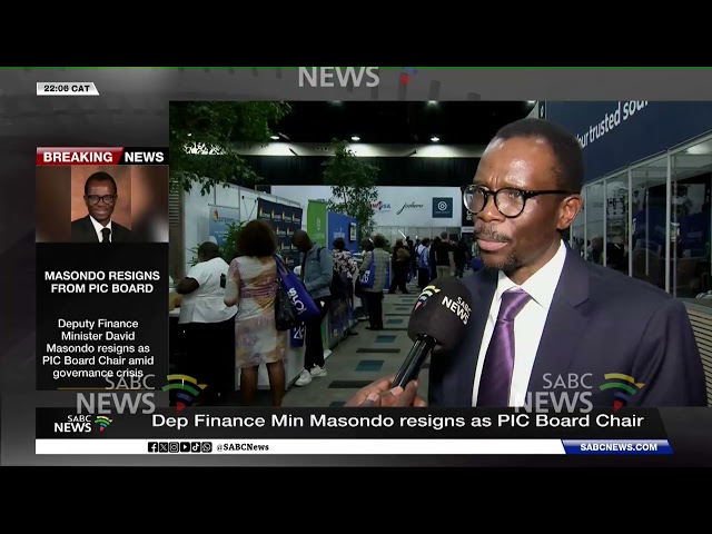 PIC Resignation | My decision is in the interest of the country: David Masondo