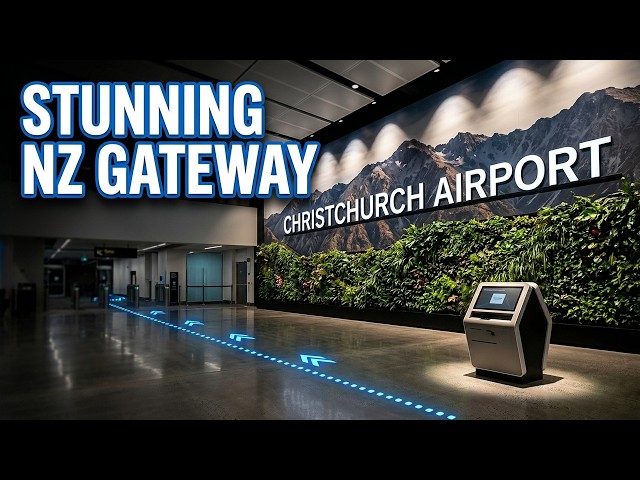 What's Christchurch Airport REALLY Like? POV Walking Tour 4K CHC New Zealand