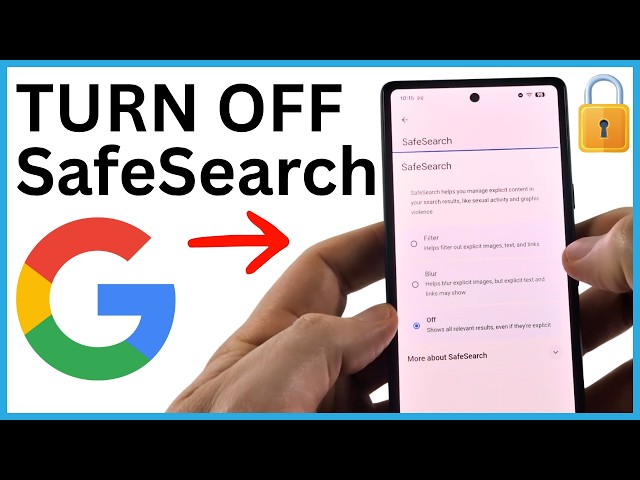 How To Turn Off Google SafeSearch If Locked - Easy Guide
