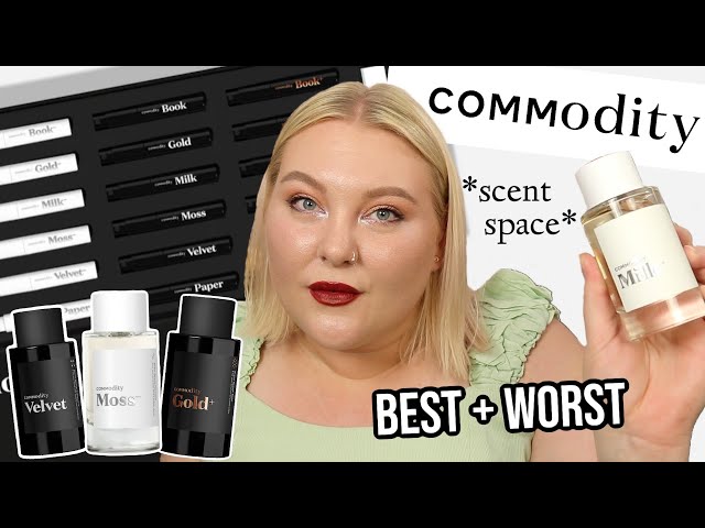 Commodity Fragrances: Ranking Each Scent from Best to Worst! Moss, Book, Paper, Milk, Velvet, Gold