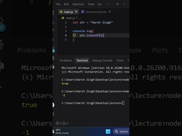 JavaScript Course 2026 | Lecture 45 | String Methods in JavaScript | Beginner to Advanced