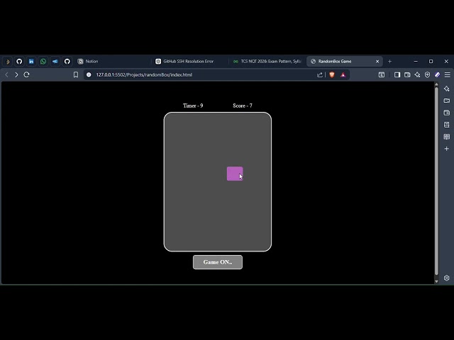 box click game