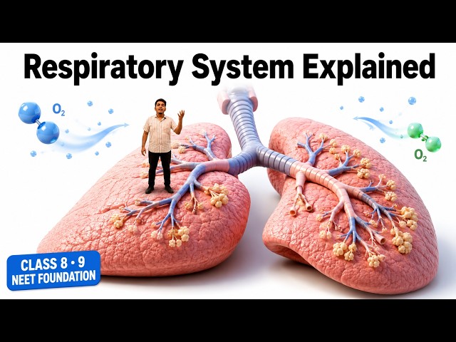 Respiratory System Full Chapter in Tamil | NCERT Biology | Class 8 & 9 | NEET Foundation 2027