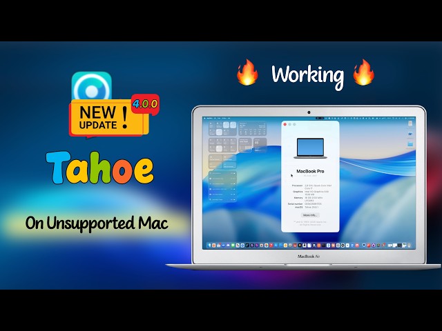 macOS Tahoe on Unsupported Mac 🔥WORKING?🔥 OpenCore Legacy Patcher T2 Alpha
