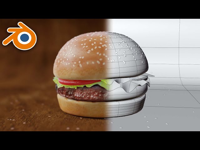 🍔 Cómo MODELAR en BLENDER desde CERO - Tutorial