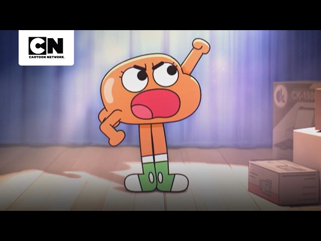 DARWIN'S FIGHT TO FREE OBJECTS | THE AMAZING WORLD OF GUMBALL | CARTOON NETWORK