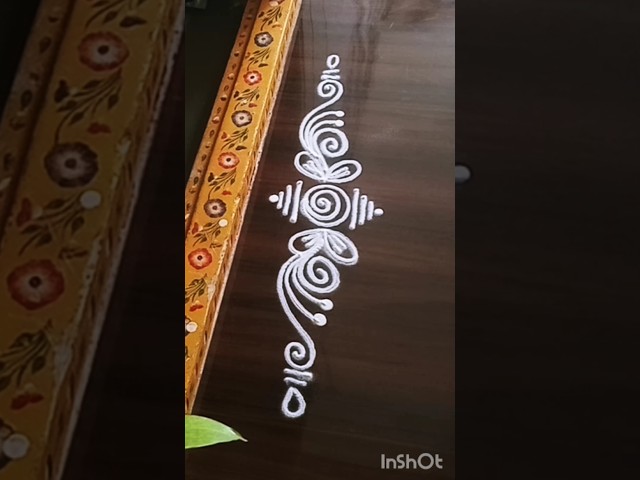 #simplerangoli #sideborders #muggulu #art #borderrangoli #sideborderdesigns #aashritareddymuggulu