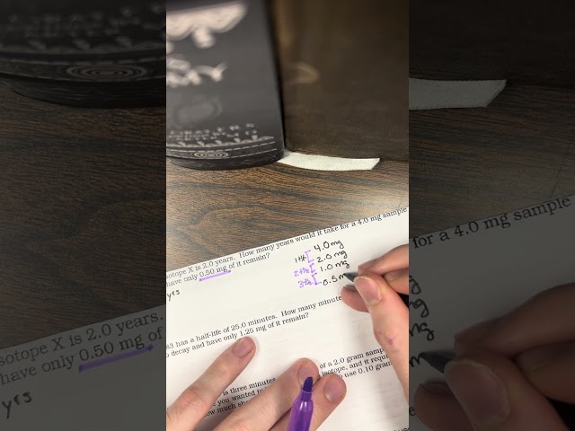 Half Life Problems (Part 1)