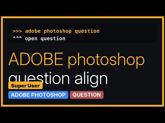 How can I align multiple images in Photoshop?