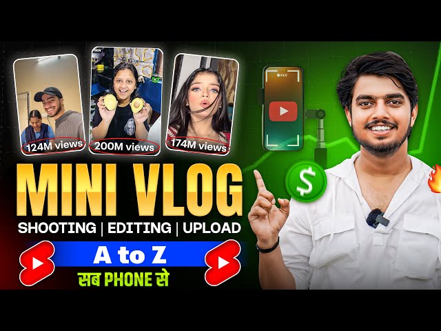 How to make a mini vlog? How to make a mini vlog? How to edit a mini vlog || Mini Vlog Editing