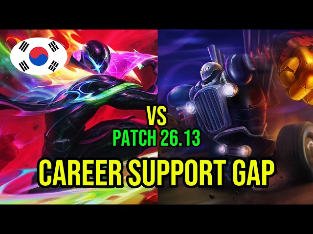 2372 LP Pyke Support vs Blitzcrank | DK Career | KR Server | Patch 26.13