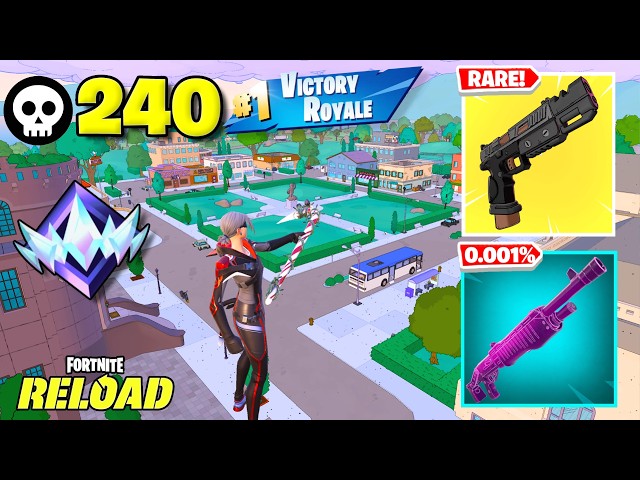 240 Elimination "RANKED RELOAD" Gameplay Wins (Fortnite Chapter 7 PS5 Controller)
