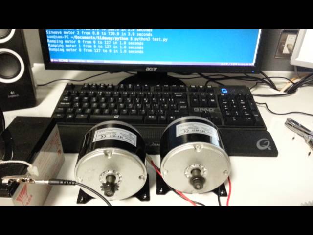 Motor control via python