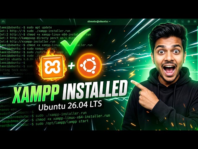 How to Install XAMPP on Ubuntu 26.04 LTS (2026 Easy Guide) | NO ERRORS XAMPP