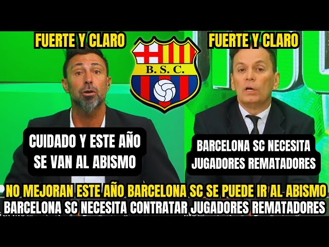 POLÉMICO DEBATE EN BARCELONA SC SIN GOLEADORES EL 2026 PODRÍA TERMINAR EN FRACASO ⚠️⚫🟡