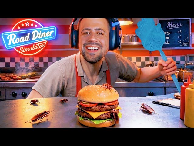 I OPENED MY OWN ROADSIDE DINER 🍳 Road Diner Simulator