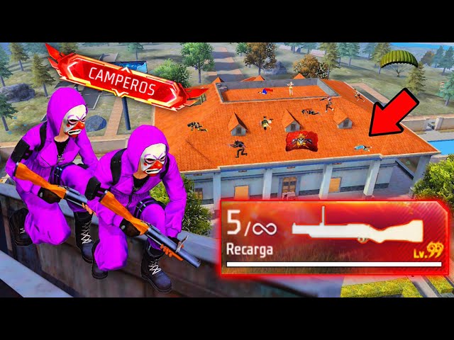 THE M79 POTATO LAUNCHER CAMPER CHALLENGE 😂 FREE FIRE